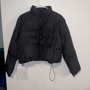Women's Black Puffer Jacket